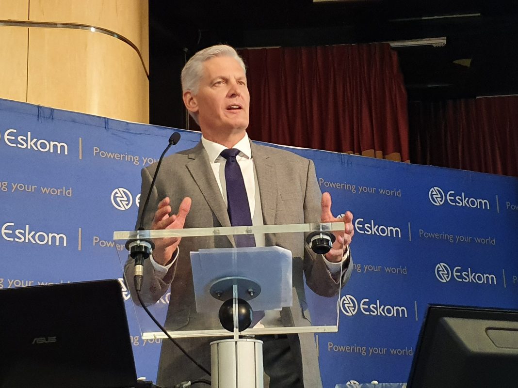 Eskom CEO, Andre de Ruyter