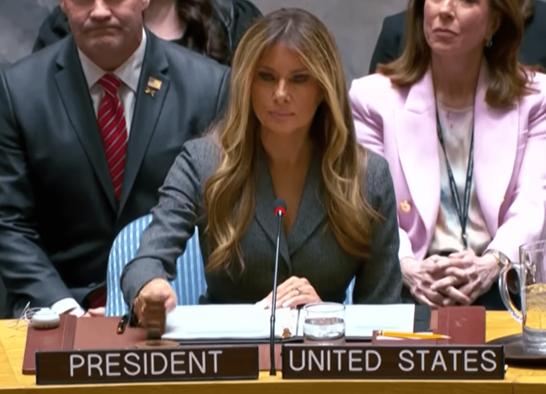 Melania Trump chairs historic UN Security Council meeting.