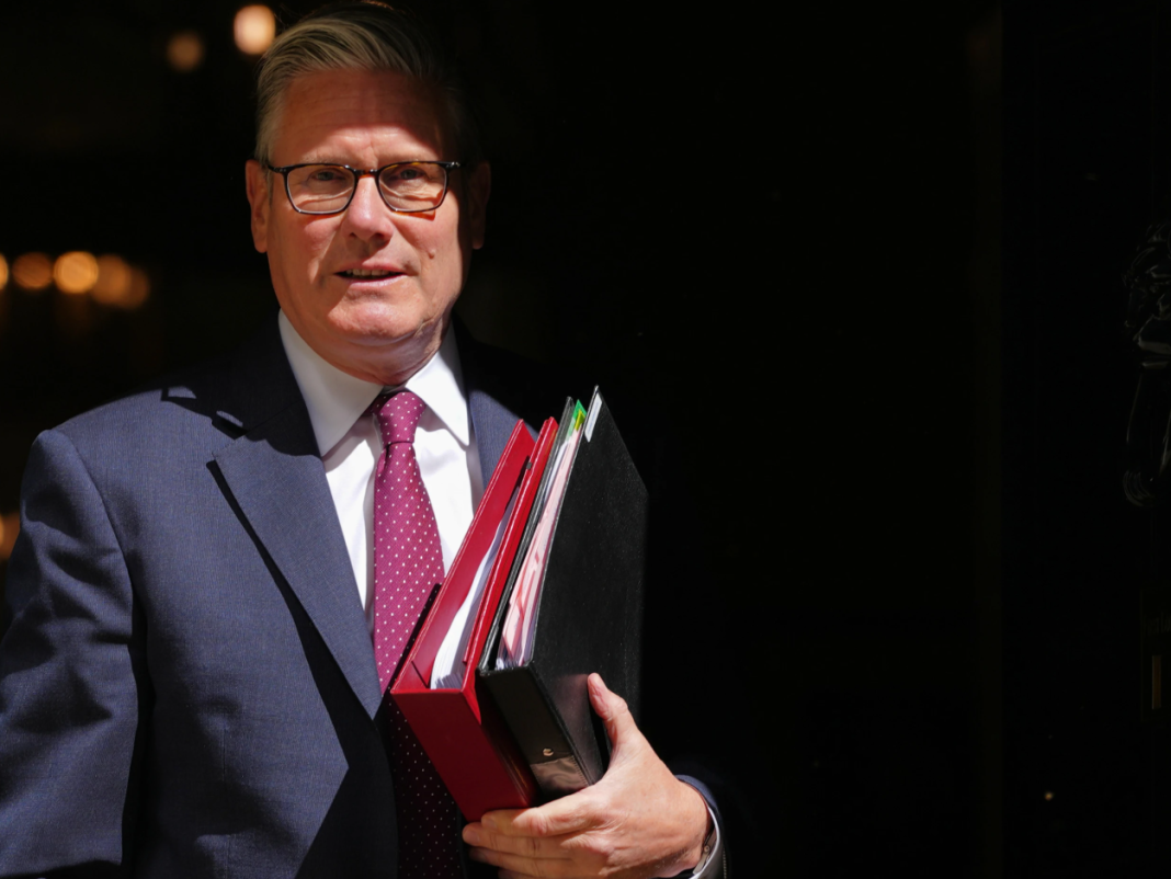 Britain’s Prime Minister Keir Starmer leaves 10 Downing Street in London on April 29, 2026. (AP Photo/Kirsty Wigglesworth, File)