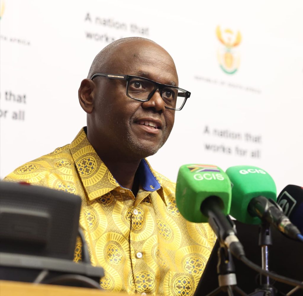 President spokesperson Vincent Magwenya outlines Ramaphosa's public programme.  Photo: GCIS