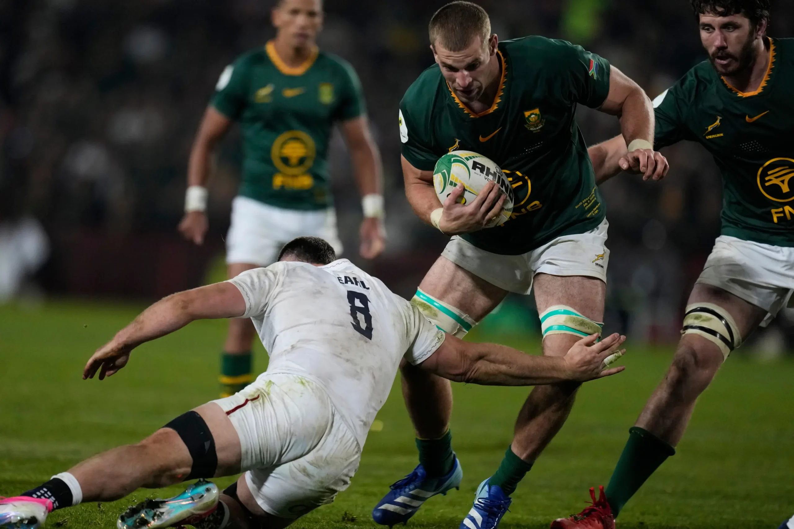 South Africa rips England after a stunning 3-try blitz start in Nations Championship