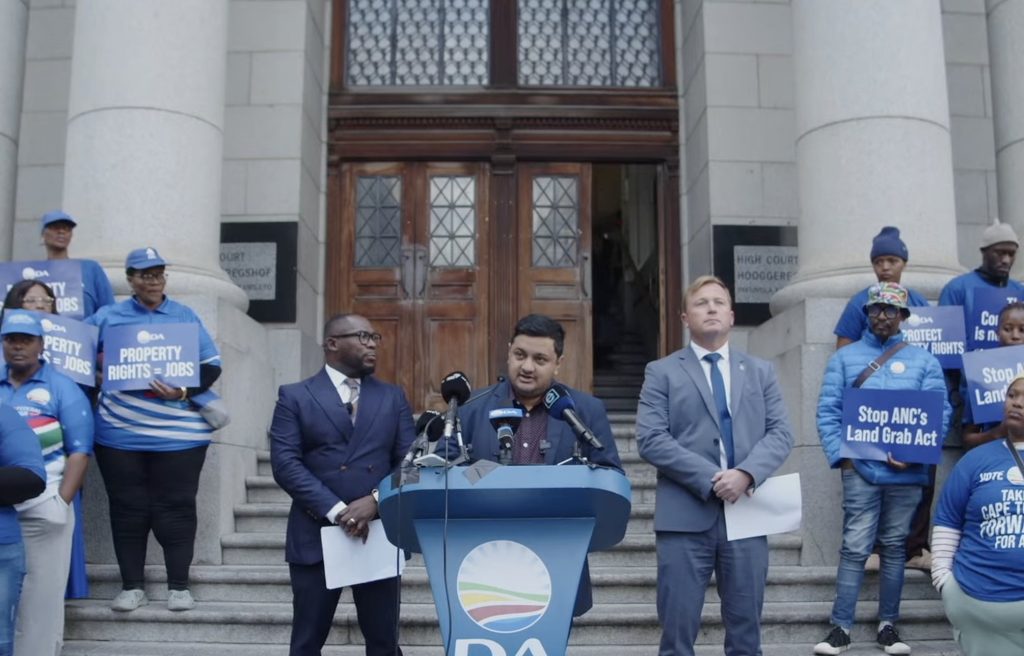 DA’s Expropriation Act challenge begins in Western Cape High Court - Inside Politics